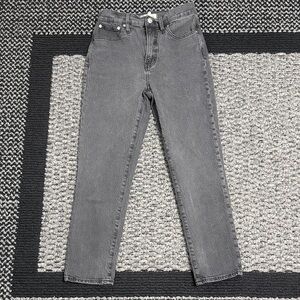 Madewell The Perfect Vintage Jean Women’s 26 Gray High Rise Straight Classic